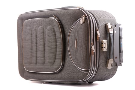 A suitcase trolleyの写真素材