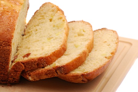 Traditional house charlotte with a golden crust and a tasty stuffing from apples and other fruit