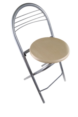 chair for a bar on a white backgroundの写真素材