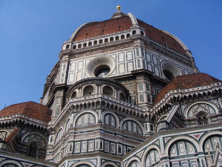 Gothic cathedral in the Italy. Amazing architecture of the christian building.の写真素材