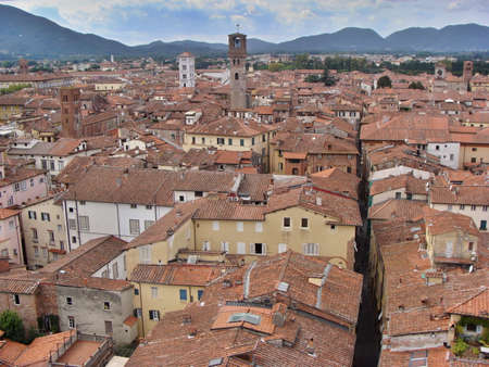 Town and his streets, roofs and beutiful places.の写真素材