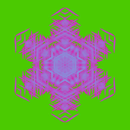 Snow flake useful as decoration, background or wallpaper.の写真素材