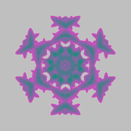 Snow flake useful as decoration, background or wallpaper.の写真素材