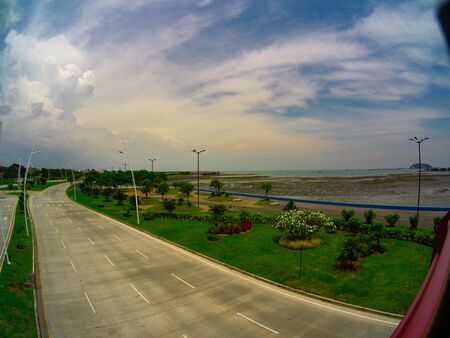 Beautiful place in the city of Panama called coastal belt a very touristy place