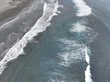 Rip current in Taiwan Northeast Coast.の写真素材