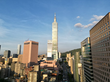 Taipei 101 building in Taipei, Taiwan.