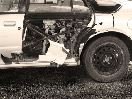 Wrecked Car                        の写真素材