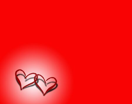 Valentines heart symbolizing giving love to another の写真素材
