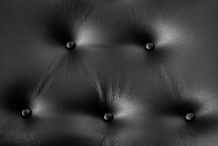 Cusion from executive office chair in black leatherの写真素材