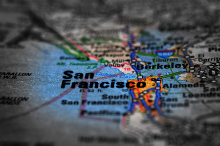 Travel to locations on map views paper destinations