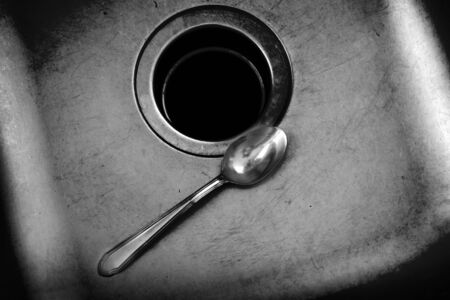 Sink in Kitchen with spoon for homelife