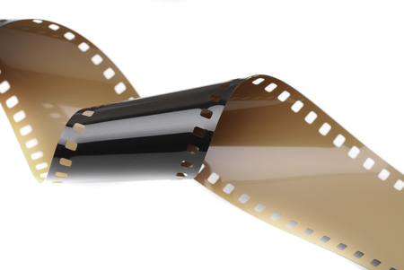 Film spiral vintage 35mm movie hobby photographyの写真素材