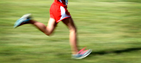 Running cross country race speed blur competition sportsの写真素材