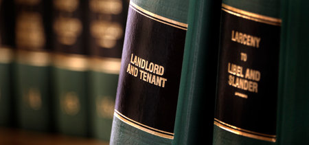 Landlord and tenant law renting or leasing residential property premisesの写真素材