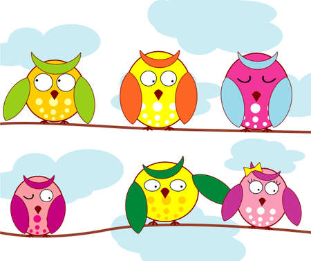 Owlのイラスト素材