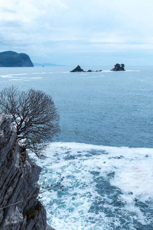 Cape Stolbchaty. Cape on the west coast of the island of Kunashir.