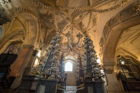 Interior of the Cathedral of St. Vitus in Prague, Czech Republic