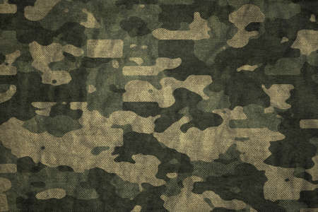 realistic military camouflage canvas textureの写真素材