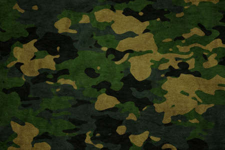 realistic military fabric camouflage textureの写真素材