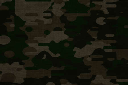 realistic military fabric camouflage textureの写真素材