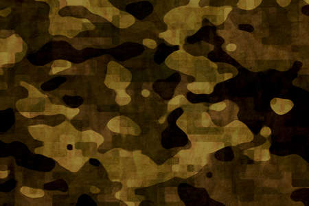 realistic military canas camouflage tarp material textureの写真素材