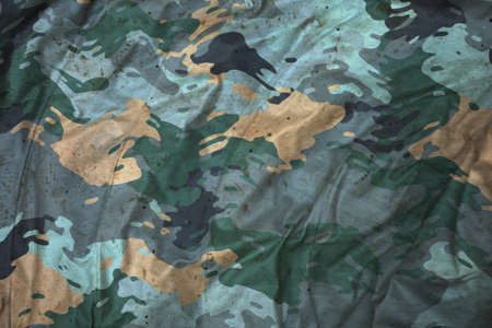 army military camouflage tarp textureの写真素材