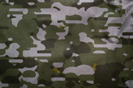 military camouflage canvas textureの写真素材