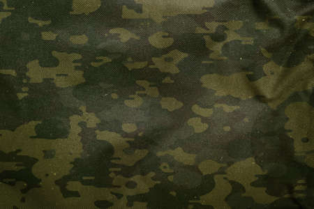 military camouflage canvas textureの写真素材