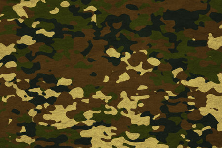 Camouflage background. Seamless pattern. Vector illustration.の写真素材