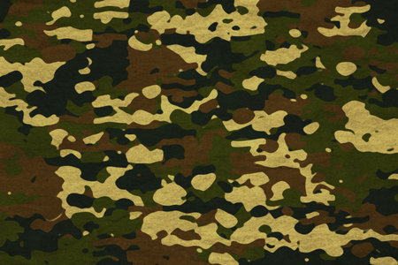 Camouflage military background. Seamless pattern. Vector illustration.の写真素材