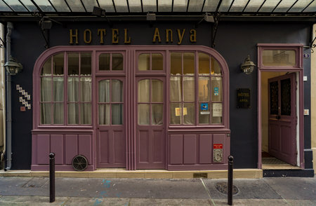 The pub in Oxford Street. Oxford Street is a major shopping street in London.の写真素材
