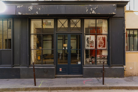 antique shop in the city centerの写真素材