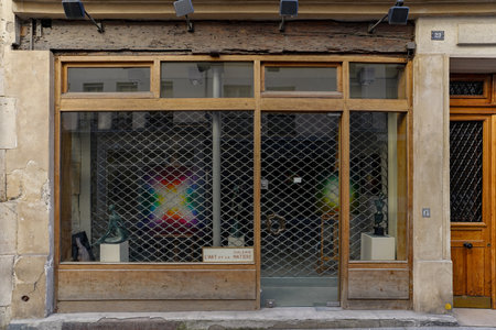 the shop window of a storeの写真素材