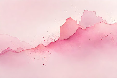 Abstract watercolor background. Digital art painting. Colorful texture.の素材