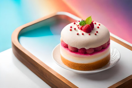 Colorful ice cream assortment , multi flavored frozen dessert on a white background, summer delicaciesの素材