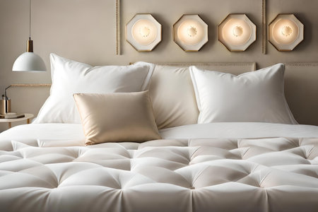 beautiful and comfortable silk anf cotton pillows and mattressの素材