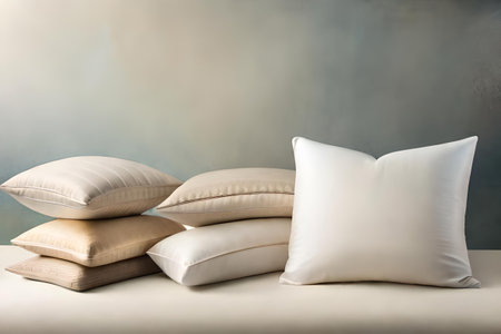 beautiful and comfortable silk anf cotton pillows and mattressの素材