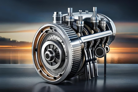 surreal engine industrial technology conceptの素材