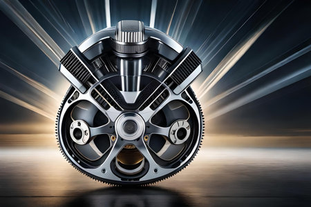 surreal engine industrial technology conceptの素材