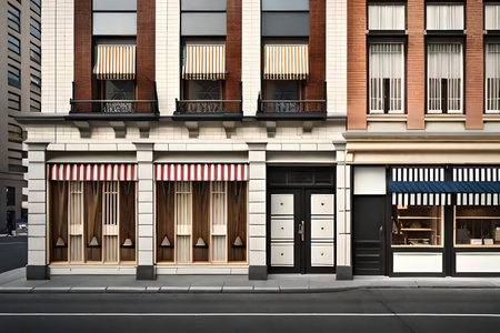 traditional japanese store facade,Japanese restaurant or boutique storefront, Japan. 2d game designの素材