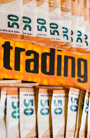 The logo is displayed on the store window.の写真素材