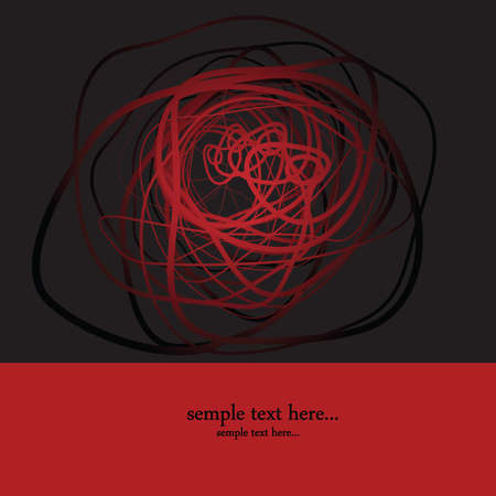 abstract with textのイラスト素材