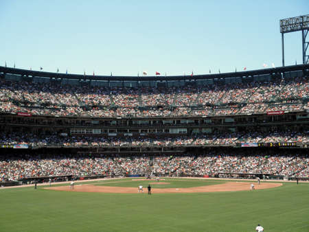 Red Sox 5 vs. Giants 1: Red Sox Jon Lester throwing a pitch to Giants batter, during a day game.  taken June 27 2010 at Att Park San Francisco Californiaのeditorial素材