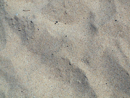 close up of Beach Sand on Makapuu beach hawaii. texture works well as abstract background. Sand pattern.の写真素材