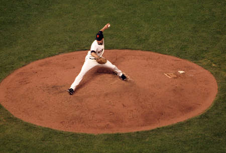 SAN FRANCISCO, CA - OCTOBER 20: Giants Javier Lopez winds-up to throw pitch game 4 of the 2010 NLCS game between Giants and Phillies Oct. 20, 2010 AT&T Park San Francisco, CA. のeditorial素材