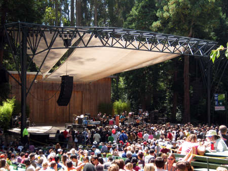 SAN FRANCISCO - AUGUST 22: 73rd Stern Grove Festival: Rogue Wave preforms during the opening act to...