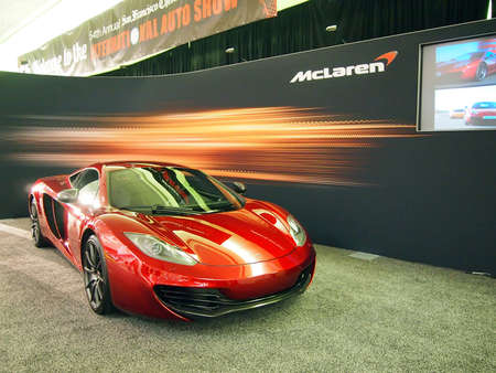 SAN FRANCISCO, CA - NOVEMBER 23: McLaren C12 Sports Car on Display at the 54rd International Auto Show November 24 2011 San Francisco. のeditorial素材