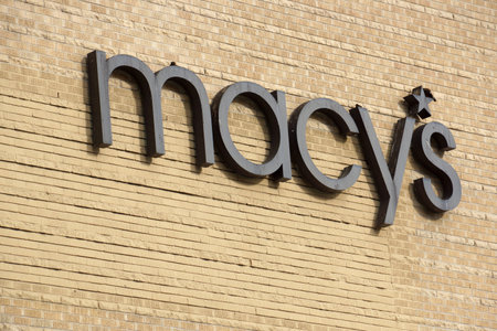 HONOLULU, HI - AUGUST 7, 2014: Macy's store in Honolulu at Ala Moana  shopping center Macy's is a mid-range to upscale chain of department stores owned by American multinational corporation Macy's, Inc.のeditorial素材