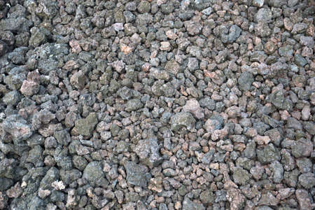 Close up of Pile of lava rocks on the Big Island, Hawaiiの写真素材