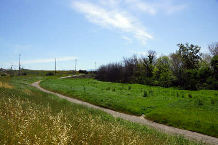 Coyote Creek Trail in south of the city of San Jose, California